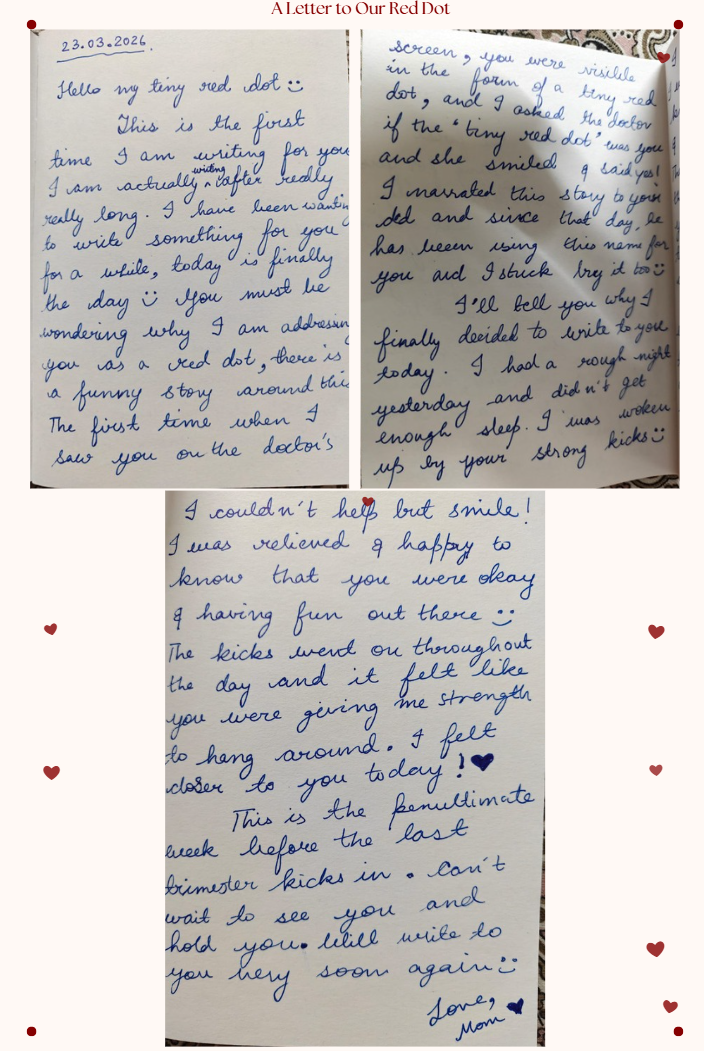 Mom Wrote a Letter to Red Dot